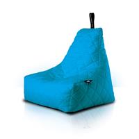 Extreme Lounging Mighty B-Bag Quilted Weather Resistant Outdoor Bean Bag, Aqua