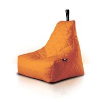 Extreme Lounging Mighty B-Bag Quilted Weather Resistant Outdoor Bean Bag, Orange