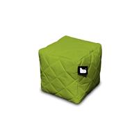 Extreme Lounging B-Box Weather Resistant Quilted Garden Footstool, Lime