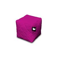 Extreme Lounging B-Box Weather Resistant Quilted Garden Footstool, Pink