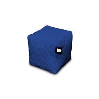 Extreme Lounging B-Box Weather Resistant Quilted Garden Footstool, Blue