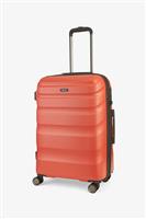 Rock Luggage Bali Hardshell Suitcase, Medium, Coral