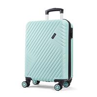 Rock Luggage Santiago Hardshell Cabin Suitcase, Small, Green