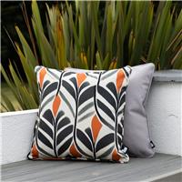 Extreme Lounging Weather Resistant Outdoor B-Cushion, 43x43cm, Tribal Leaf
