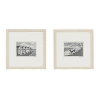 Tidal Tales 1 Framed Art, Set of 2