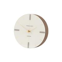 Thomas Kent Greenwich Mantel Clock, 5.5cm, Dark Walnut