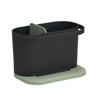 ReBorn Recycled Sink Tidy, Sage Green & Charcoal
