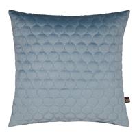 Scatter Box Halo Quilted Velvet Cushion, Cloud Blue