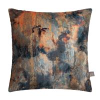Scatter Box Francium Metallic Velvet Cushion, Navy
