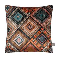 Scatter Box Rio Cushion, Teal & Orange
