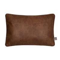 Scatter Box Nanouk Vegan Leather Cushion, Brown