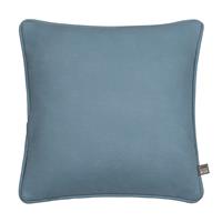 Scatter Box Chloe Vegan Leather Cushion, Blue