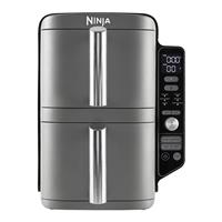 Ninja SL400UK Double Stack XL 2 Drawer Air Fryer, Grey, 9.5L