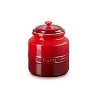 Le Creuset Stoneware Biscuit Jar, Cerise