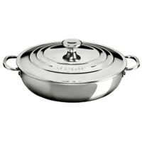 Le Creuset Signature Stainless Steel Shallow Casserole, 30cm