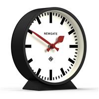 Newgate M Mantel Railway Clock, 17cm, Black