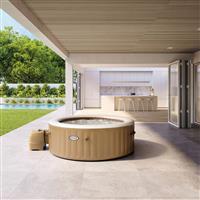 Intex PureSpa Bubble Massage Inflatable Hot Tub, 4 Person