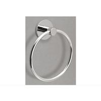 Miller Lily Towel Ring, Chrome