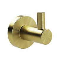 Miller Bond Single Hook, Brushed Brass