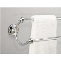 Miller Stockholm Double Towel Rail, Chrome