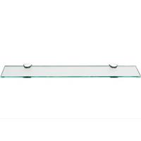 Miller Classic Glass Shelf, 600mm, Chrome