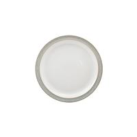 Denby Elements Plate, Medium, Light Grey