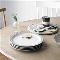 Denby Elements Plate, Small, Light Grey