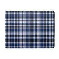 Denby Elements Checks Placemats, Set of 6, Black