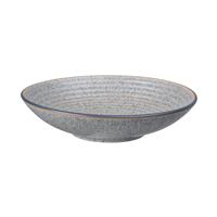 Denby Studio Grey Ridged Bowl, Medium, Granite