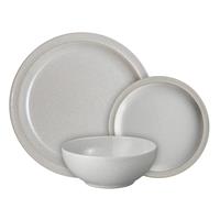 Denby Tableware Set, 12 Piece, Dove Grey