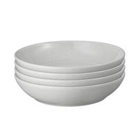Denby Pasta Bowls, Set of 4, Dove Grey