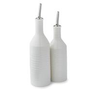 Sophie Conran Oil & Vinegar Drizzler Set, White