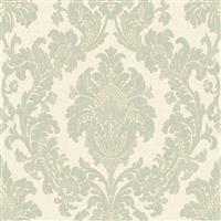 Belgravia Ciara Damask Wallpaper, Green