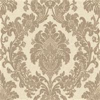 Belgravia Ciara Damask Wallpaper, Soft Beige