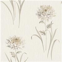 Belgravia Tiffany Bella Floral Wallpaper, Champagne