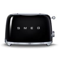 Smeg TSF01BLUK Retro 2 Slice Toaster, Black