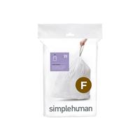 Simplehuman CW0165 Bin Liners 25L, Code F, Pack of 20