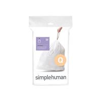 Simplehuman CW0176 Bin Liners 50L, Code Q, Pack of 20