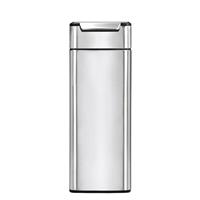 Simplehuman CW2016 Slim Touch Bar Bin, Brushed Stainless Steel, 40L