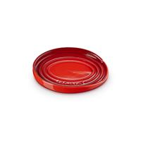 Le Creuset Stoneware Oval Spoon Rest, Cerise