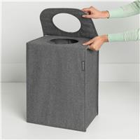 Brabantia Rectangular Laundry Bag, 55L, Pepper Black