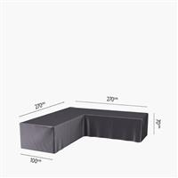 Aerocover Weather Resistant Outdoor Corner Sofa Cover, L-Shape, 270x270x100x70cm