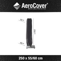 Aerocover Weather Resistant Garden Cantilever Parasol Cover, 250x60cm