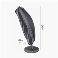 Aercover Outdoor Free Arm Parasol Cover, 250x85cm