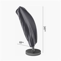 Aercover Outdoor Free Arm Parasol Cover, 240x68cm