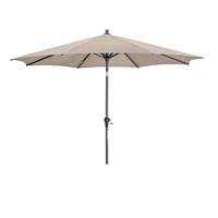 Pacific Lifestyle Riva Weather Resistant Parasol with Tilt, 3m, Taupe