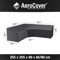 Aerocover Weather Resistant Outdoor Corner Sofa Cover, L-Shape, 255x255x90x65x90cm