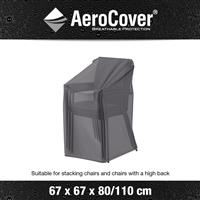 Aerocover Weather Resistant Garden Stacking Chair Cover, 67x67x110cm