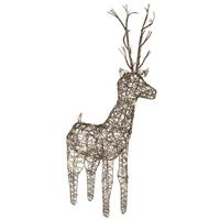 Kaemingk LED Wicker Deer, 69cm, Brown & Warm White