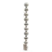 Kaemingk Baubles, Silver, Pack of 10